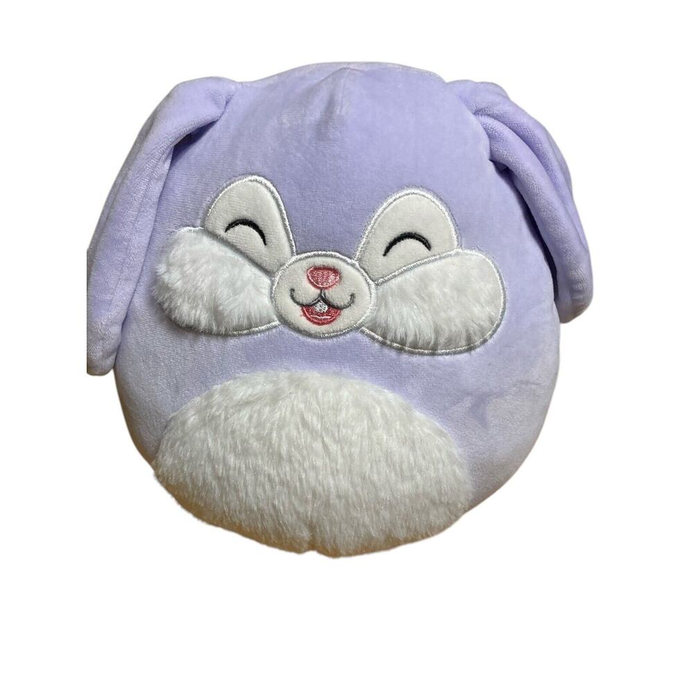 Squishmallow 8 in‎ Plush Toy Rabbit Purple ~ Easter Basket Nursery Decor